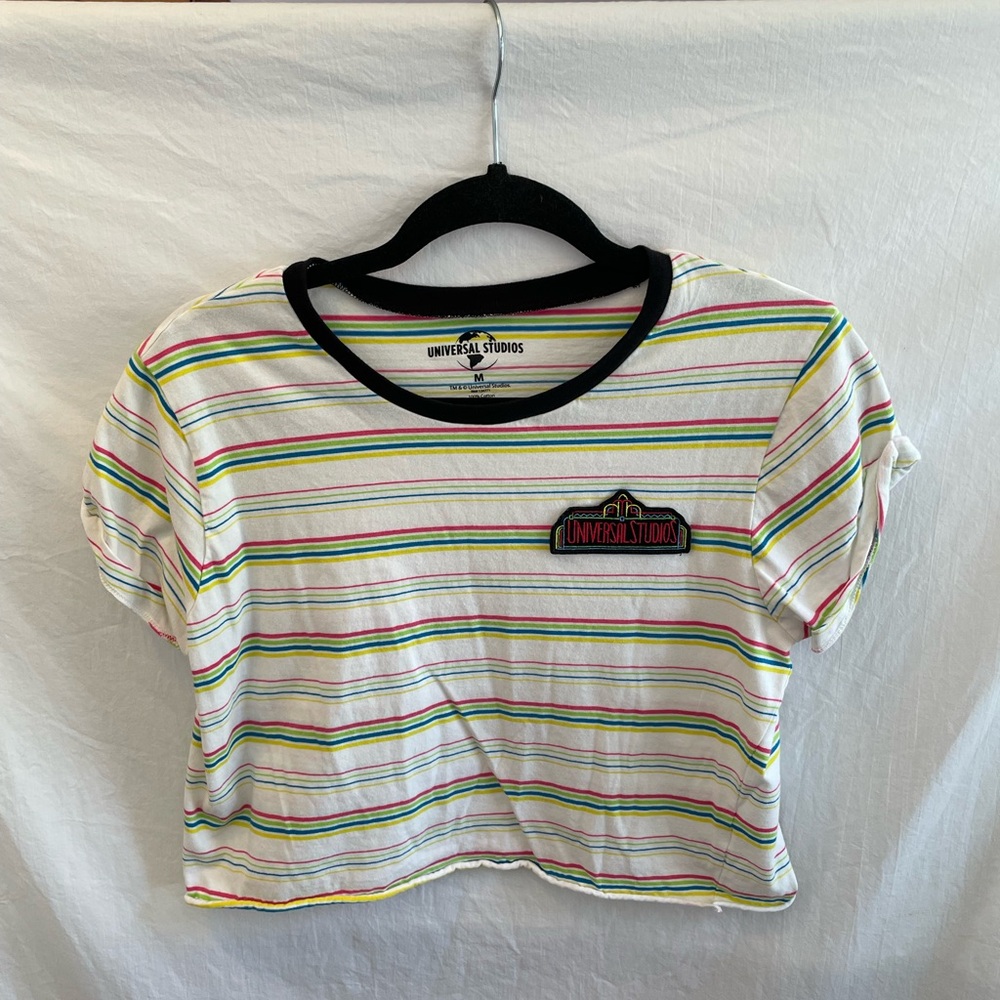 Universal Striped Crop Top - Multicolor